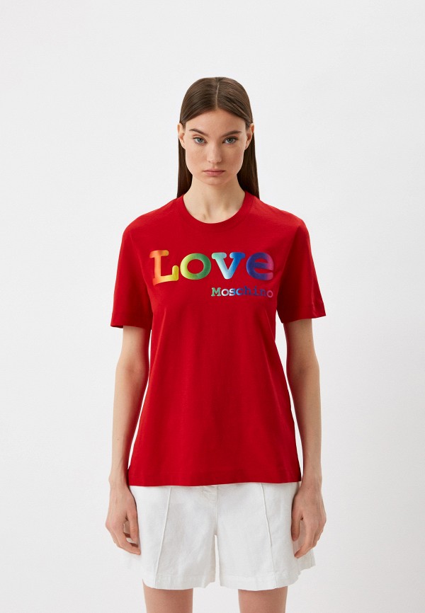 

Футболка Love Moschino, Бордовый