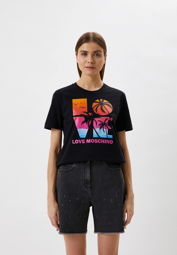 

Футболка Love Moschino, Черный, Love Moschino RTLABB895101