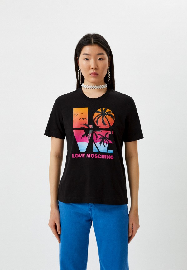 

Футболка Love Moschino, Черный