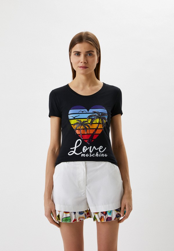 

Футболка Love Moschino, Черный, Love Moschino RTLABB895701