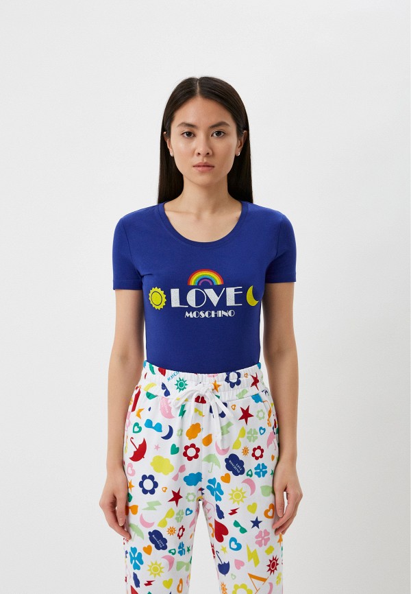 

Футболка Love Moschino, Синий