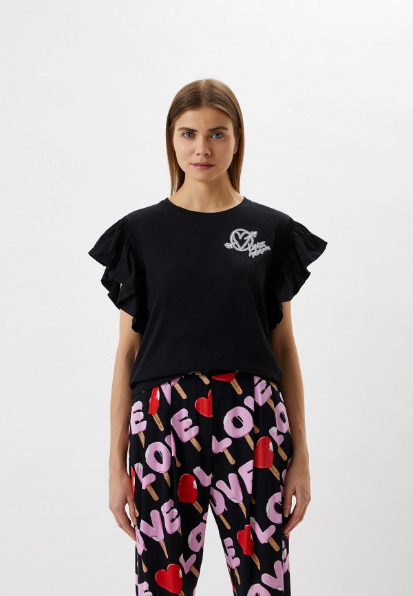 

Футболка Love Moschino, Черный