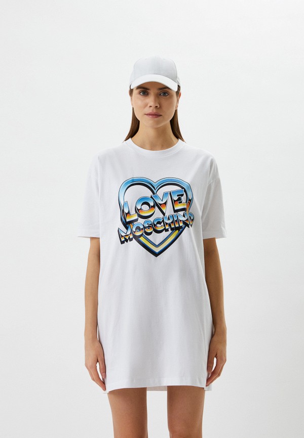 

Платье Love Moschino, Белый, Love Moschino RTLABB896901