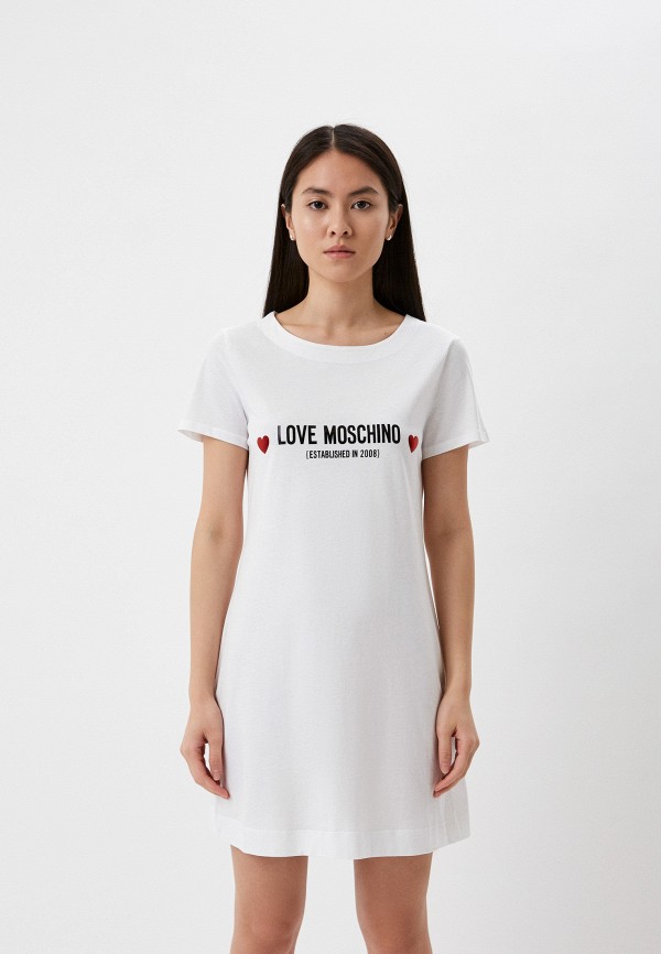 

Платье Love Moschino, Белый, Love Moschino RTLABB897601