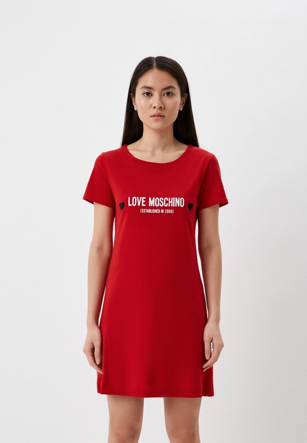 Платье Love Moschino бордовый W 5 929 13 M 3876 RTLABB897901
