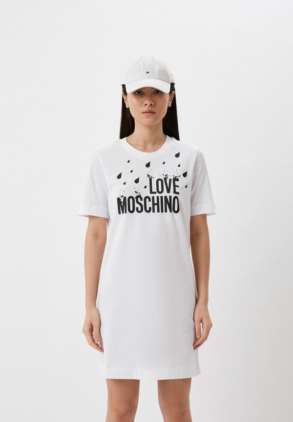 

Платье Love Moschino, Белый, Love Moschino RTLABB898601