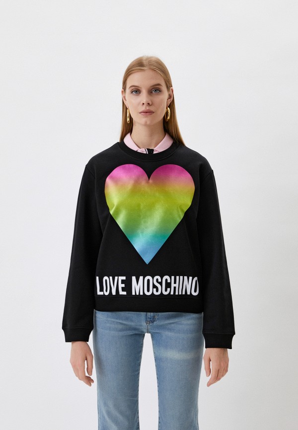

Свитшот Love Moschino, Черный, Love Moschino RTLABB901901