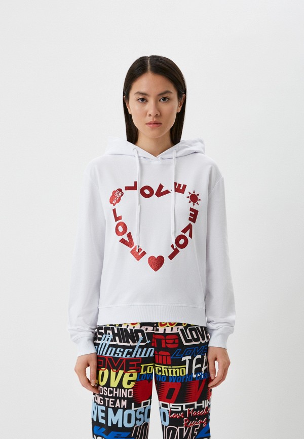 

Худи Love Moschino, Белый, Love Moschino RTLABB902302