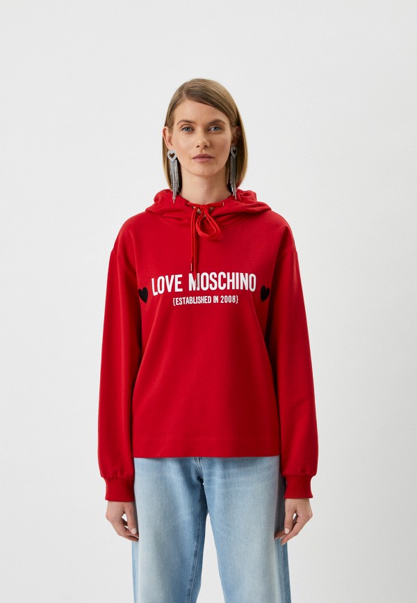

Худи Love Moschino, Красный