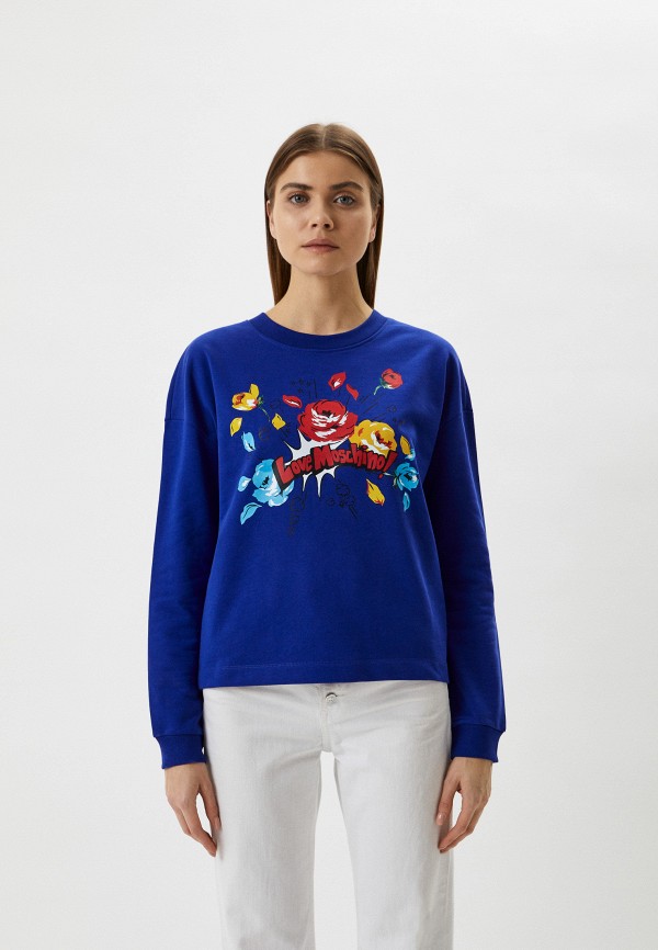 

Свитшот Love Moschino, Синий