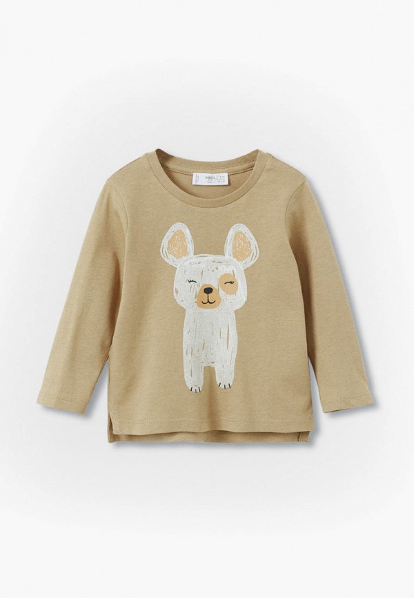 

Лонгслив Mango Kids, Бежевый, BULLDOG