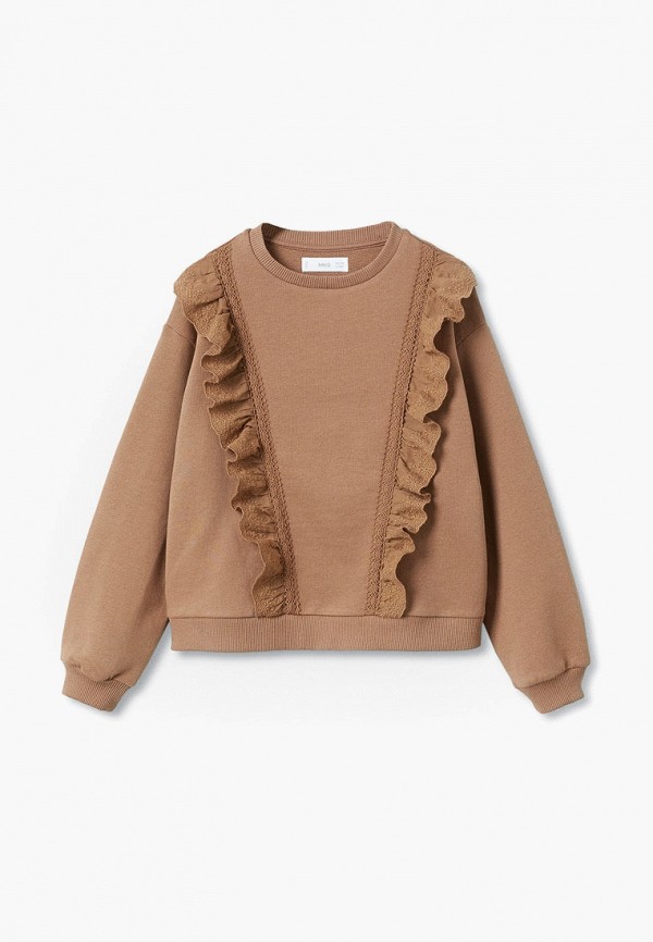 

Свитшот Mango Kids, Коричневый, LOLA