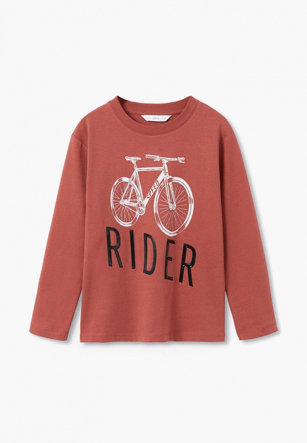 

Лонгслив Mango Kids, Коричневый, Mango Kids RTLABB949301