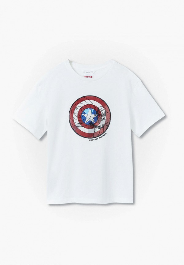 

Футболка Mango Kids, Белый, AMERICA