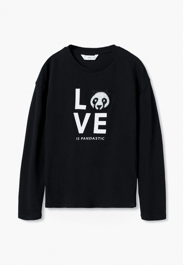 

Лонгслив Mango Kids, Черный, Mango Kids RTLABB949701