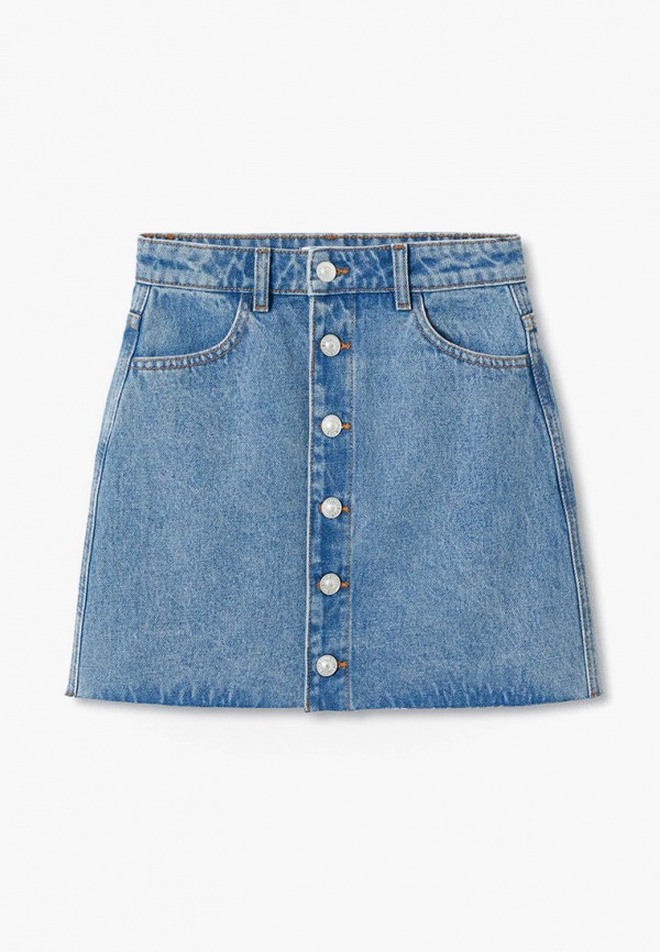 

Юбка джинсовая Mango Kids, Синий, Mango Kids RTLABB950901