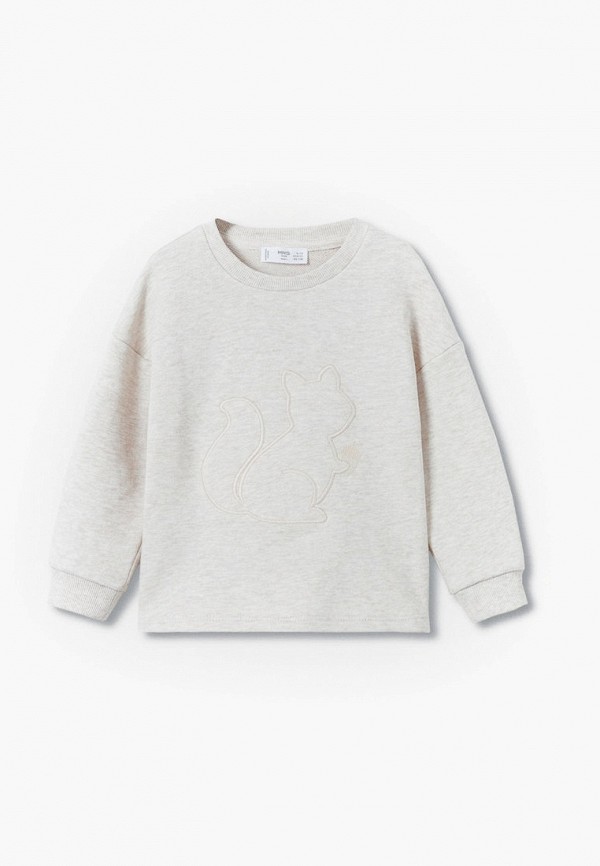 

Свитшот Mango Kids, Серый, ARDILLA