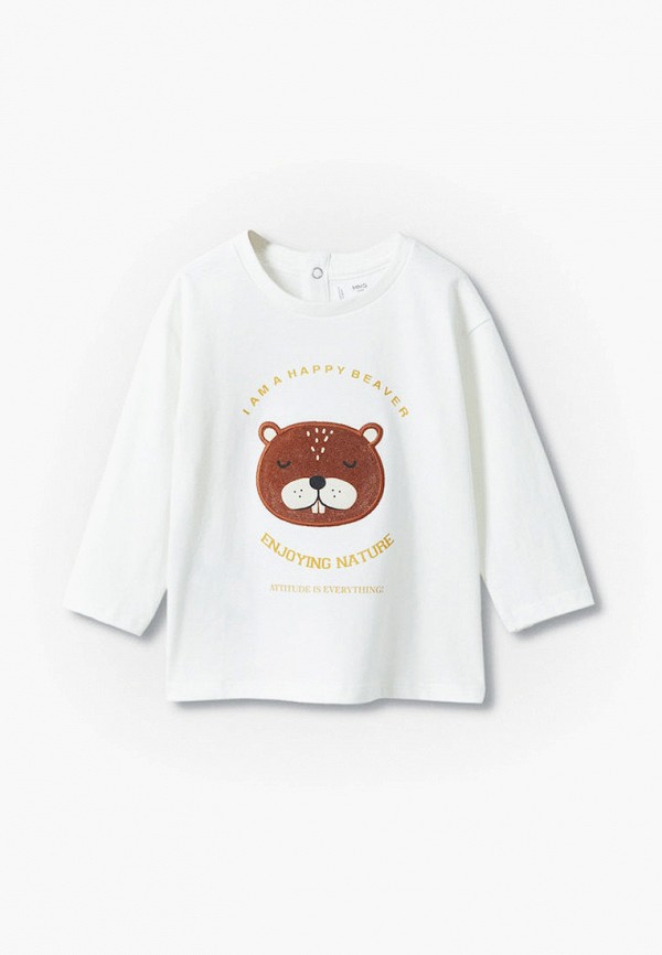 

Лонгслив Mango Kids, Белый, CASTOR