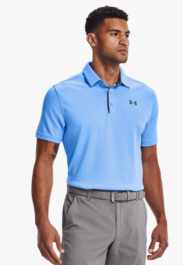 

Поло Under Armour, Голубой, Tech Polo