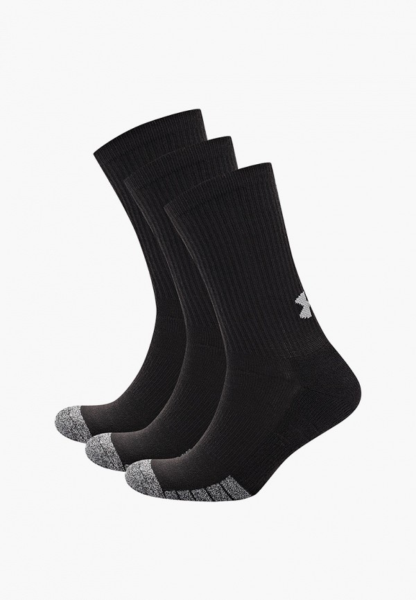 

Носки 3 пары Under Armour, Черный, UA Heatgear Crew 3pk