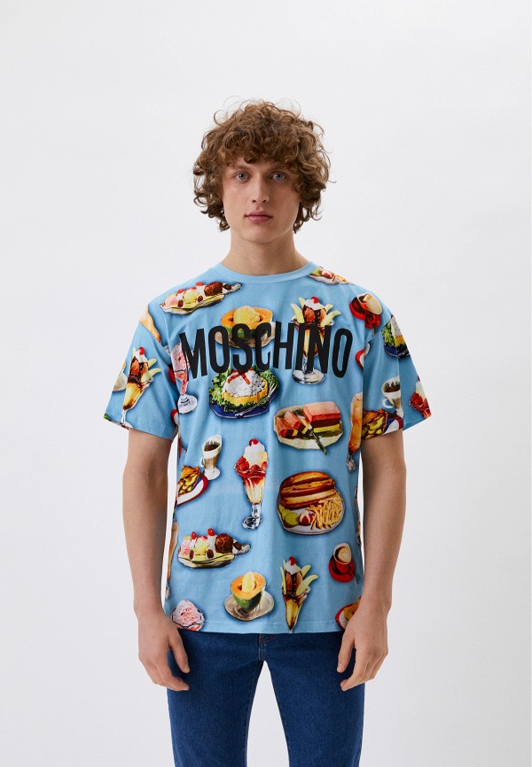 

Футболка Moschino Couture, Голубой, Moschino Couture RTLABC140501
