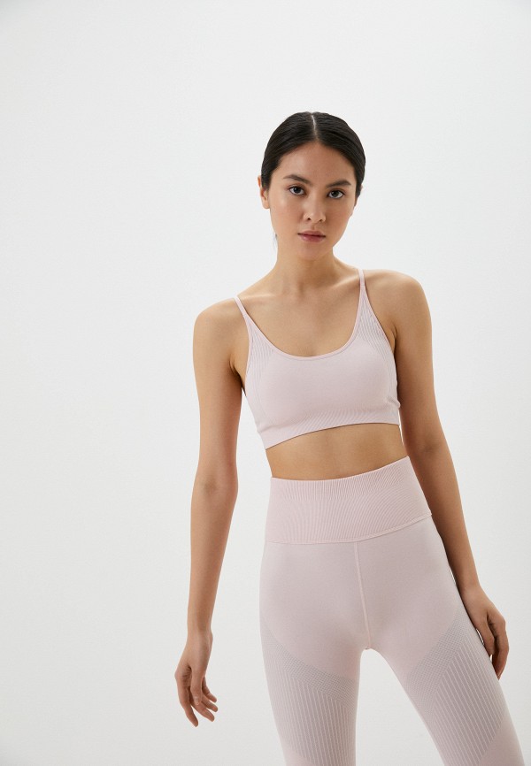 

Топ спортивный PUMA, Розовый, Low Impact Strappy Seamless Bra