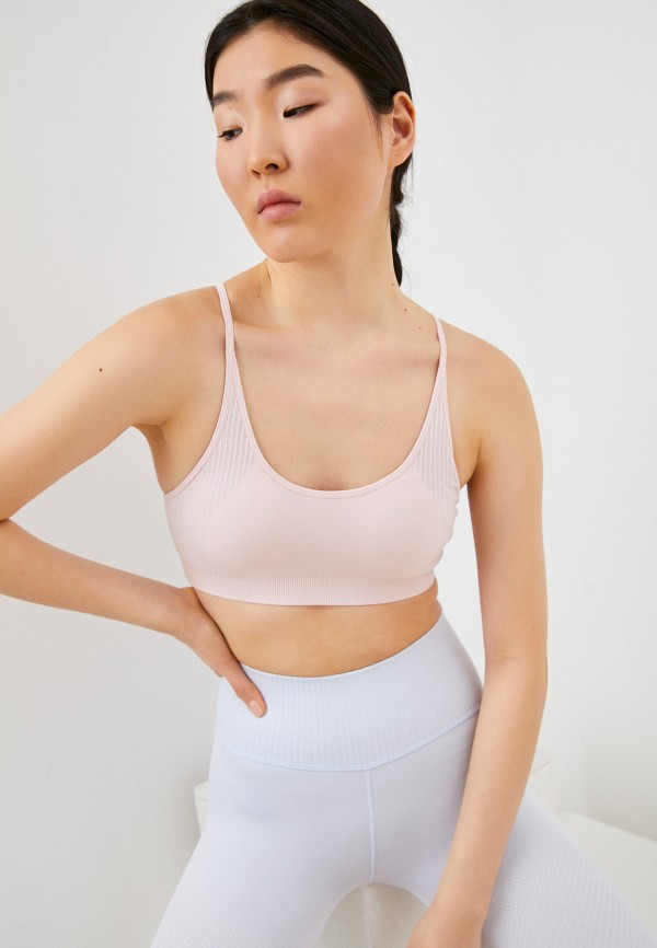 

Топ спортивный PUMA, Розовый, Low Impact Strappy Seamless Bra