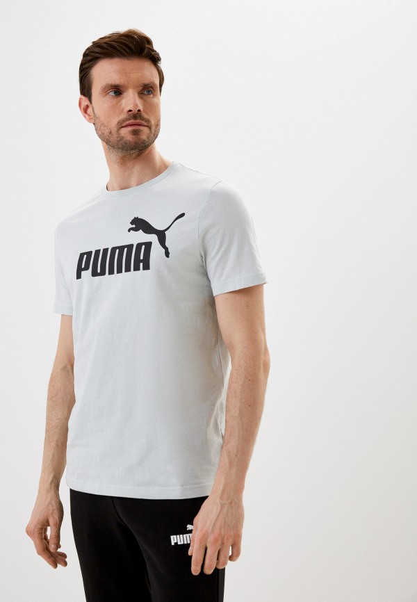 

Футболка PUMA, Голубой, ESS Logo Tee (s)