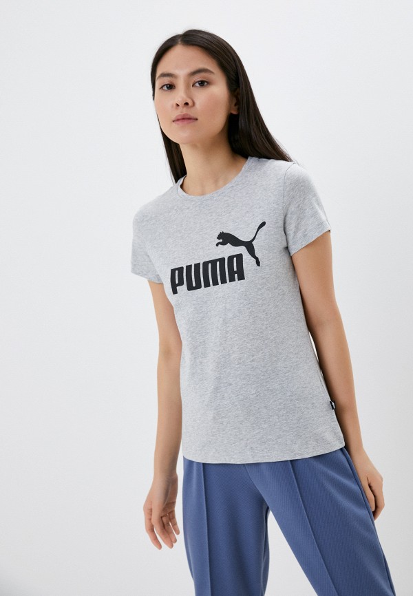 

Футболка PUMA, Серый, ESS Logo Tee
