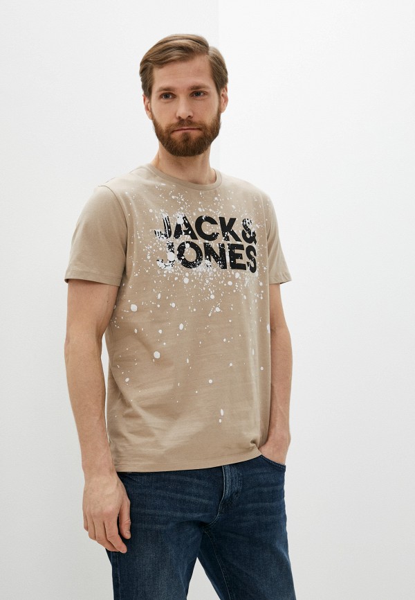 

Футболка Jack & Jones, Бежевый, Jack & Jones RTLABC196701