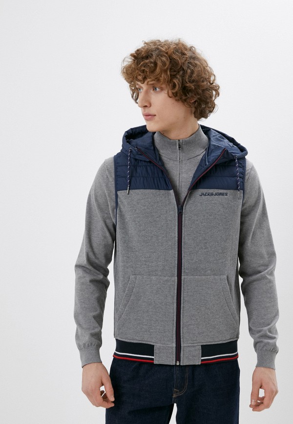 

Жилет утепленный Jack & Jones, Серый, Jack & Jones RTLABC198302