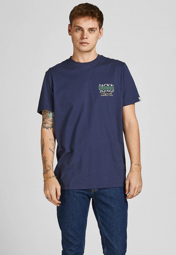 

Футболка Jack & Jones, Синий, Jack & Jones RTLABC200901