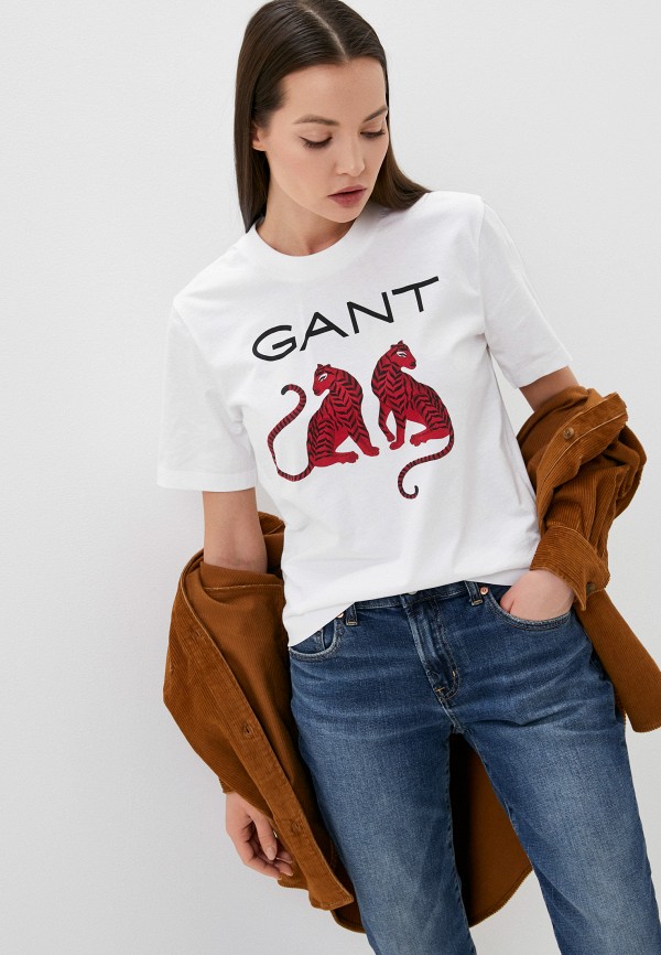 

Футболка Gant, Белый
