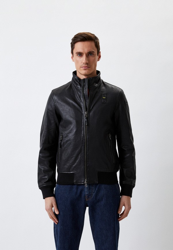 

Куртка кожаная Blauer USA, Черный