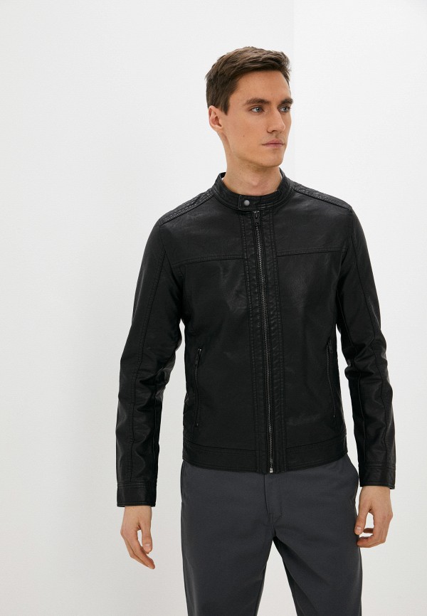 

Куртка кожаная Jack & Jones, Черный, Jack & Jones RTLABC282201