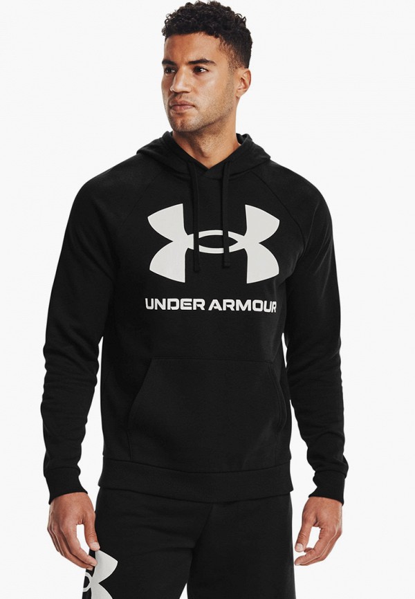 Худи Under Armour UA Rival Fleece Big Logo HD. Цвет: черный