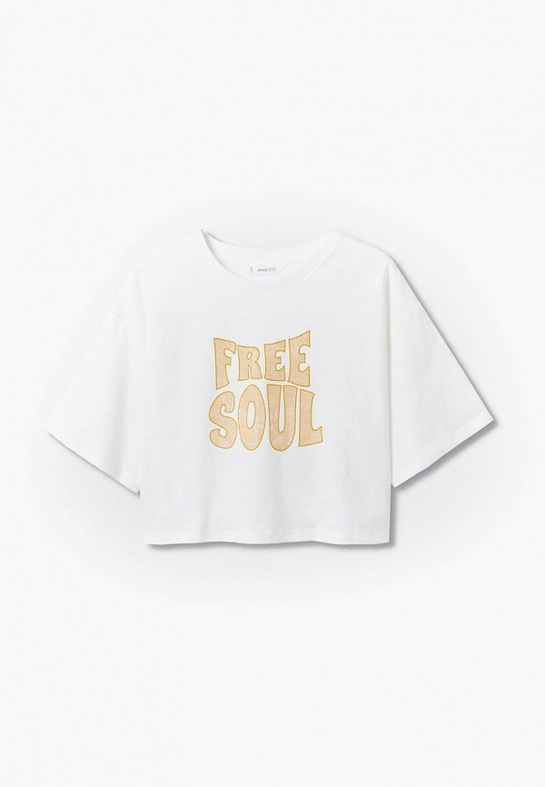 

Футболка Mango Kids, Белый, Mango Kids RTLABC324001