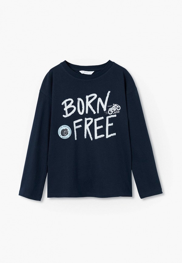 

Лонгслив Mango Kids, Синий, Mango Kids RTLABC329601