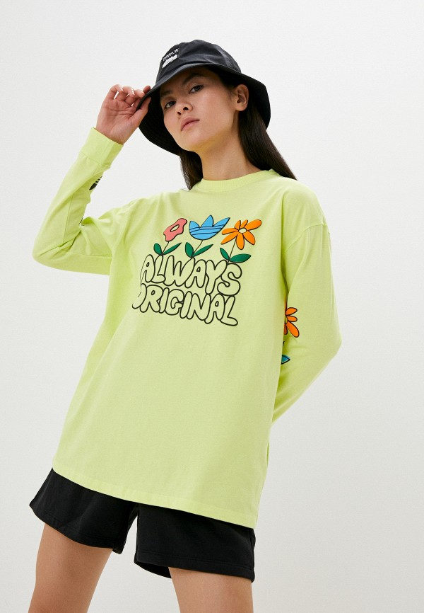 

Лонгслив adidas Originals, Зеленый, adidas Originals RTLABC361001
