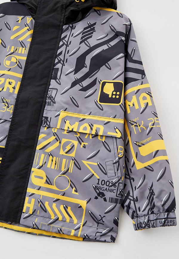 фото Ветровка button blue