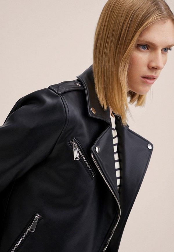 фото Куртка кожаная mango