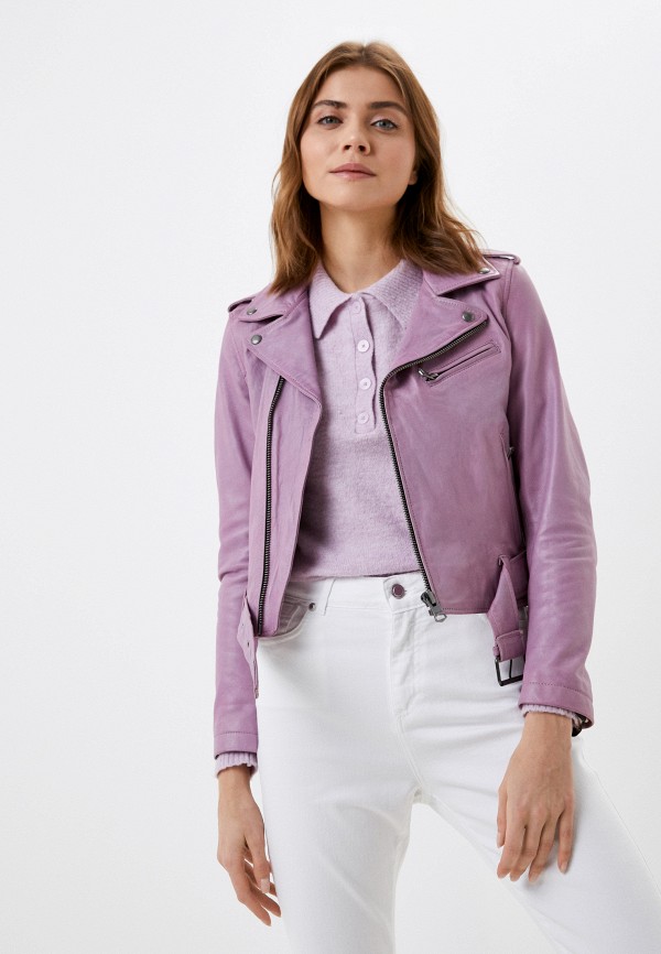

Куртка кожаная Oakwood, Фиолетовый, Oakwood RTLABC396401
