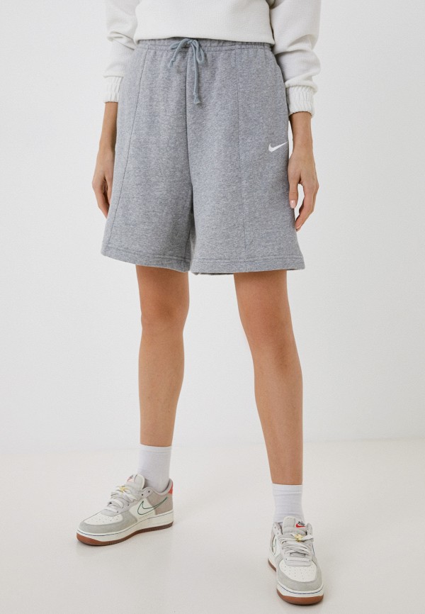 

Шорты спортивные Nike, Серый, W NSW ESSNTL CLCTN FLC HR SHRT
