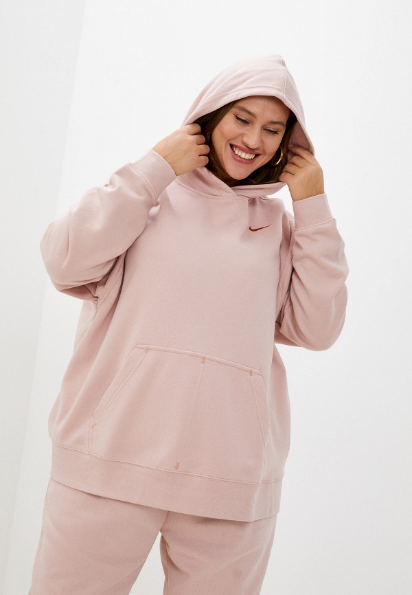 

Худи Nike, Розовый, W NSW SWSH FLC HOODIE PLUS