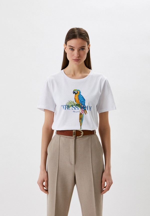 

Футболка Trussardi, Белый, Trussardi RTLABC414601