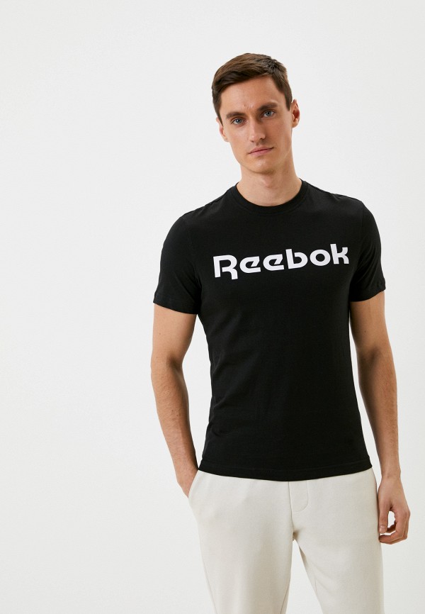 

Футболка Reebok, Черный, GS REEBOK LINEAR READ TEE