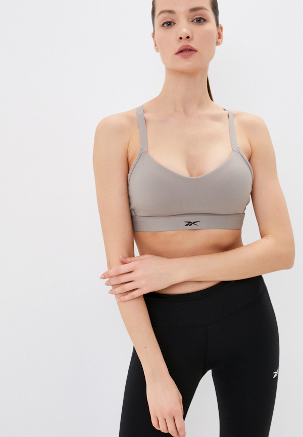 

Топ спортивный Reebok, Бежевый, S LUX STRAPPY SPORTS BRA