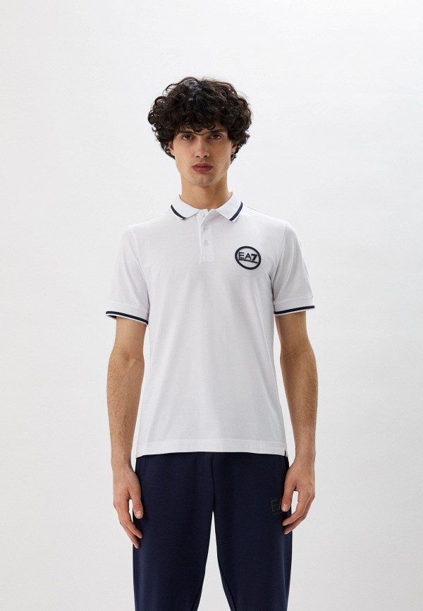 

Поло EA7, Белый, TENNIS CLUB