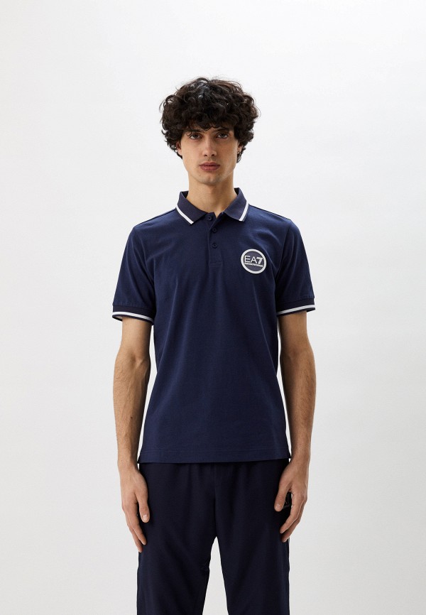 

Поло EA7, Синий, TENNIS CLUB