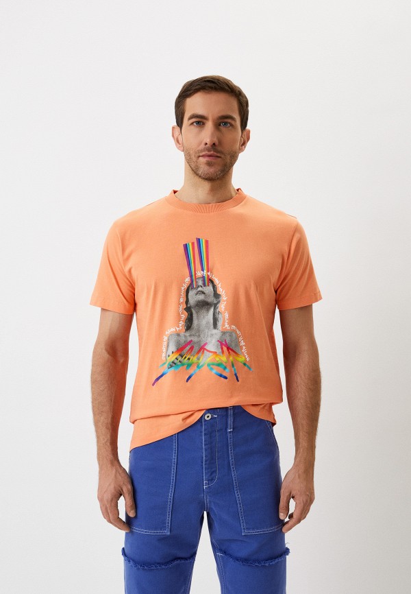 Футболка Marcelo Burlon County of Milan оранжевый CMAA018S22JER0132087 RTLABC602101